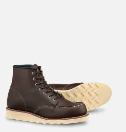RED WING SHOES WOMEN 3371 - Womens Moc Toe Mahogany*Women Bottes