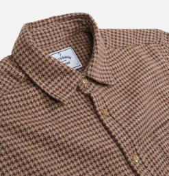 PORTUGUESE FLANNEL Abstract Shirt Brown* Shirts & Polos