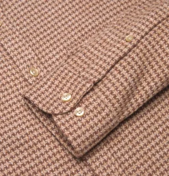 PORTUGUESE FLANNEL Abstract Shirt Brown* Shirts & Polos