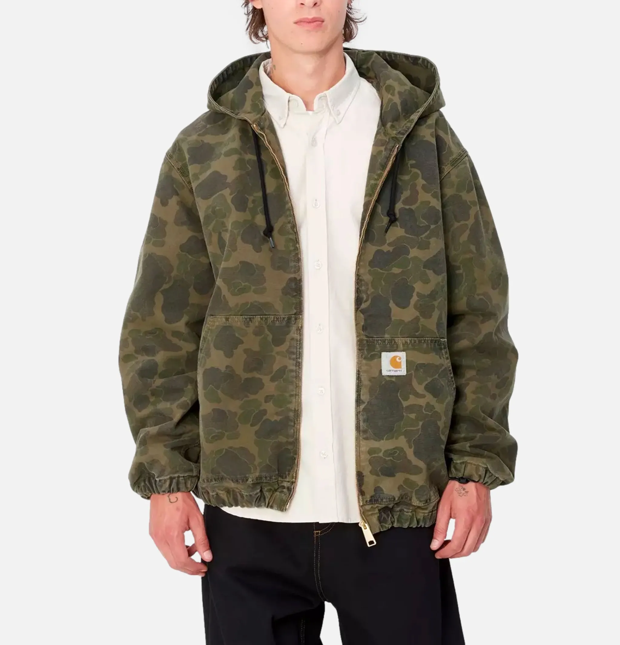 CARHARTT WIP Active Jacket Camo Duck Green* Veste