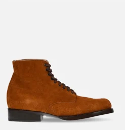 YUKETEN Alan Boots Brown Suede Snuff* Boots