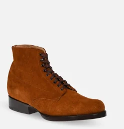 YUKETEN Alan Boots Brown Suede Snuff* Boots
