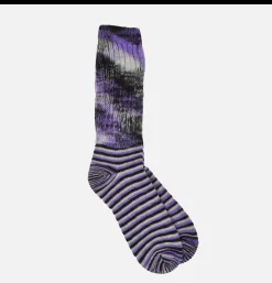 CHAMULA Alpaga Loose Rib Sox Plum* Socks