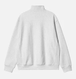 CARHARTT WIP American Scrip Half Zip Ash He* Sweatshirts & Fleeces