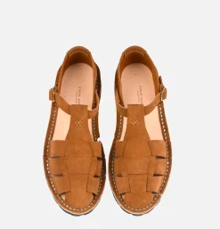 STEVE MONO Artisanal Sandal Shoe 10/01 Cognac* Sandals