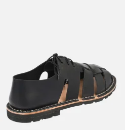 STEVE MONO Artisanal Sandal Shoe Black* Sandals