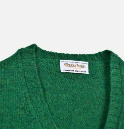 WILLIAM LOCKIE Aryan Cardigan Clover* Knitwear