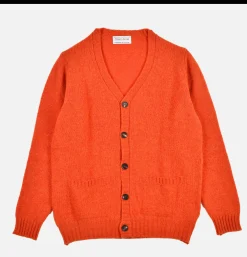 WILLIAM LOCKIE Aryan Cardigan Spice* Knitwear