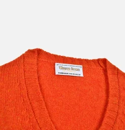 WILLIAM LOCKIE Aryan Cardigan Spice* Knitwear