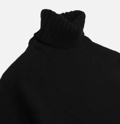 WILLIAM LOCKIE Aryan Rollneck Black* Knitwear
