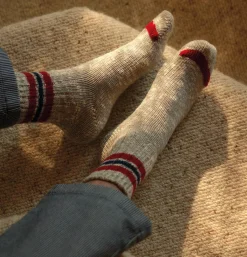 THUNDERS LOVE Athletic Grey Socks*Women Autres|Socks