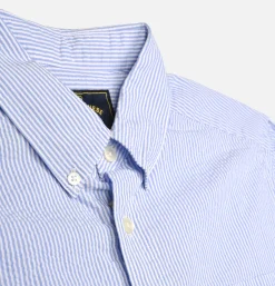 PORTUGUESE FLANNEL Atlantico Stripe Blue Shirt* Shirts & Polos