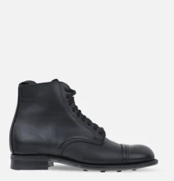 SANDERS B.G.S Punched Cap Gibson Boot Black* Boots