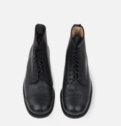 SANDERS B.G.S Punched Cap Gibson Boot Black* Boots