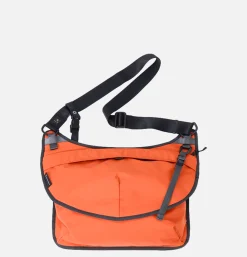 MASTER-PIECE Big Face Front Bag Orange* Shoulder Bags