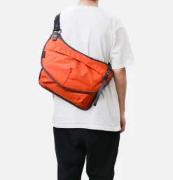 MASTER-PIECE Big Face Front Bag Orange* Shoulder Bags