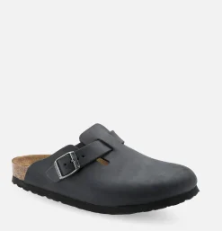 BIRKENSTOCK Boston Sandals Narrow Wax Black*Women Sandales|Sandals