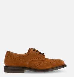 TRICKERS Bourton Derby Snuff Suede* Shoes