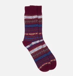 BARBOUR Boyd Socks Burgundy*Women Autres|Socks