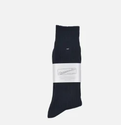 ANONYMOUS ISM Brillant Crew Navy* Socks