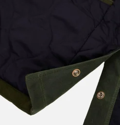 MANIFATTURA CECCARELLI Caban Wax Green* Coats & Jackets