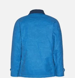 MANIFATTURA CECCARELLI Caban Wax Mid Blue* Coats & Jackets