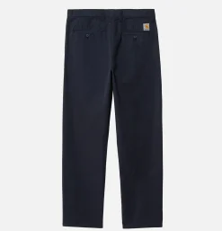CARHARTT WIP Calder Pant Dyed Dark Navy* Trousers
