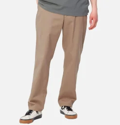 CARHARTT WIP Calder Pant Twill Leather* Chinos