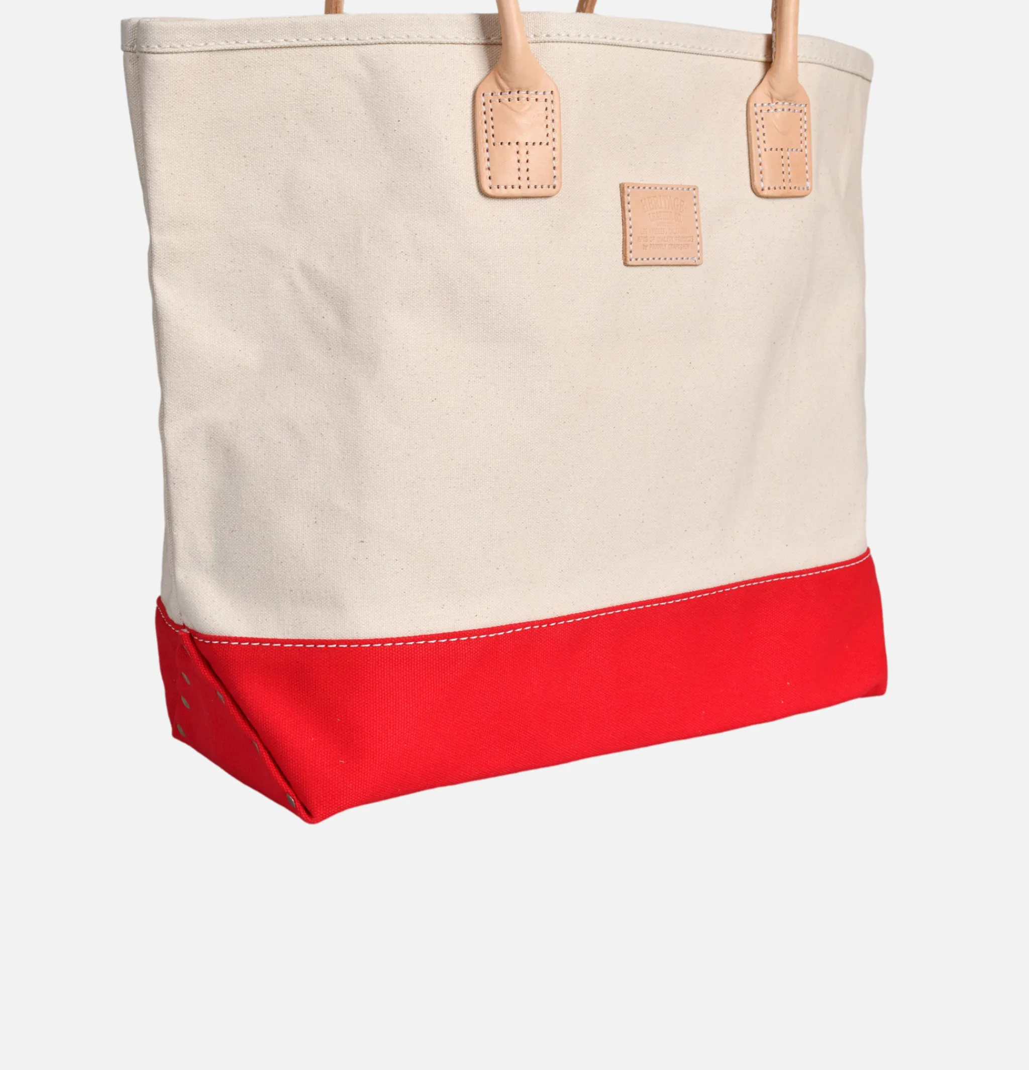 HERITAGE LEATHER COMPANY Canvas Day Tote Bag* Shoulder Bags