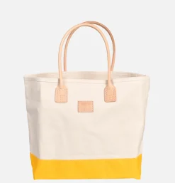 HERITAGE LEATHER COMPANY Canvas Day Tote Bag Yellow* Tote-bags