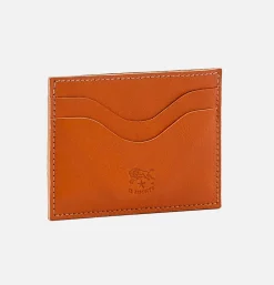 IL BISONTE Card Case Caramel* Small Leather Goods