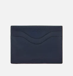 IL BISONTE Card Case Navy* Small Leather Goods