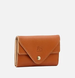 IL BISONTE Card Case Uffizi Caramel* Small Leather Goods