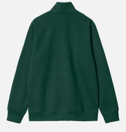 CARHARTT WIP Chase Neck Zip Sweat Discovery Green* Sweatshirts & Fleeces