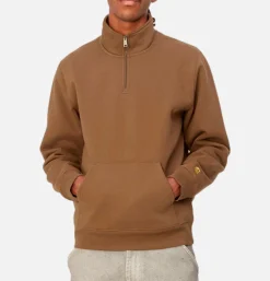 CARHARTT WIP Chase Neck Zip Sweat Tamarind* Sweatshirts & Fleeces