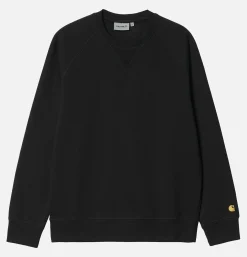 CARHARTT WIP Chase Sweat Black Gold* Sweatshirts & Fleeces