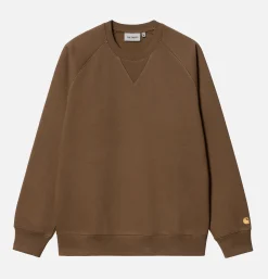 CARHARTT WIP Chase Sweat Chocolate Gold* Sweatshirts & Fleeces
