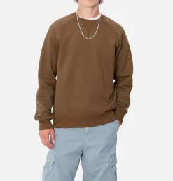 CARHARTT WIP Chase Sweat Chocolate Gold* Sweatshirts & Fleeces