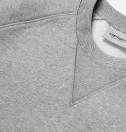 CARHARTT WIP Chase Sweat Grey Heather Gold* Sweatshirts & Fleeces
