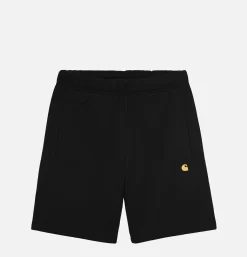 CARHARTT WIP Chase Sweat Short Black* Shorts