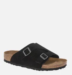 BIRKENSTOCK Chaussures Zurich Black Suede* Sandals