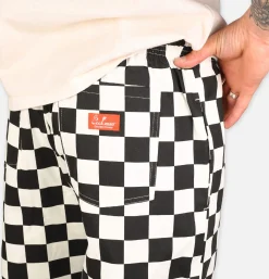 COOKMAN Chef Pant Checker Black* Works Pant