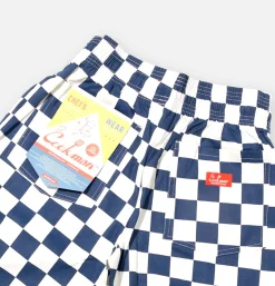 COOKMAN Chef Pant Checker Navy* Works Pant