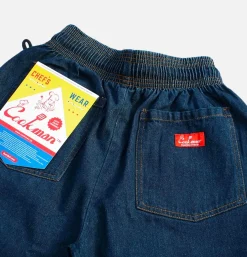 COOKMAN Chef Pant Denim Navy* Works Pant