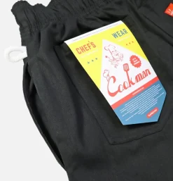 COOKMAN Chef Pant Herringbone Black* Works Pant