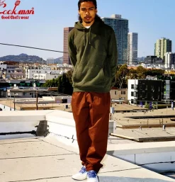 COOKMAN Chef Pant Herringbone Chocolat* Works Pant