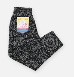 COOKMAN Chef Pant Paisley Black* Works Pant