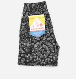 COOKMAN Chef Short Paisley Black* Shorts