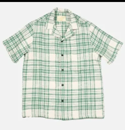 PORTUGUESE FLANNEL Chemise Garden Plaid Shirt Gre* Shirts & Polos
