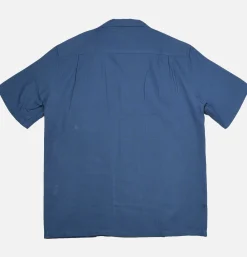 PORTUGUESE FLANNEL Chemise Message Blue* Shirts & Polos